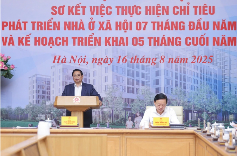 Thủ tướng: Quyết tâm hoàn thành 100.000 căn nhà ở xã hội trong năm 2025