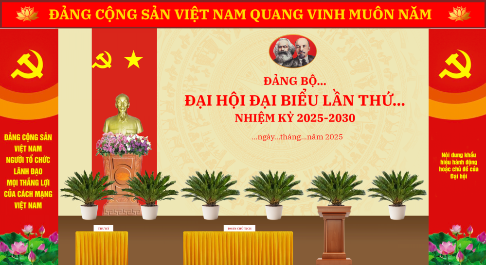 Chào mừng Đại hội Đại biểu Đảng bộ UBND tỉnh Đồng Nai lần thứ I, nhiệm kỳ 2025-2030